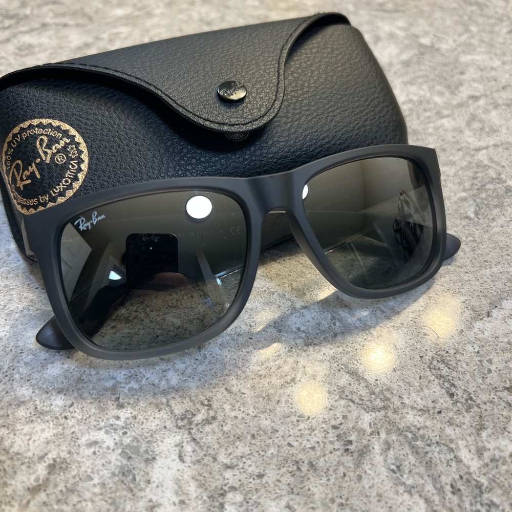 Ray-Ban Matte Black Sunglasses - Picture 2 of 8